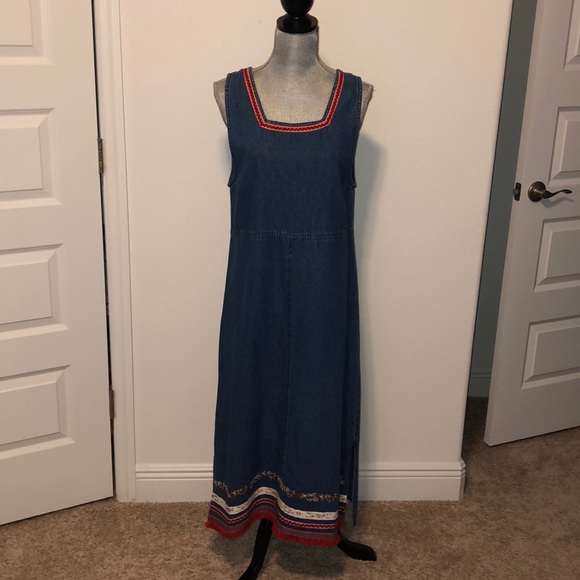 tank top dress and jeans